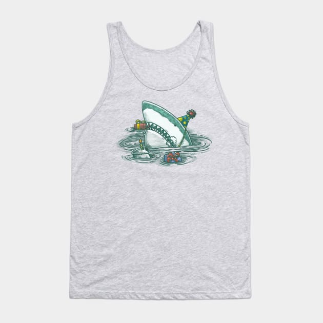 Happy Birthday Shark Tank Top by nickv47